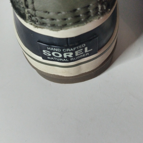 SOREL Waterproof Joan Of Arctic Green Suede Winter Boots - Picture 6 of 9
